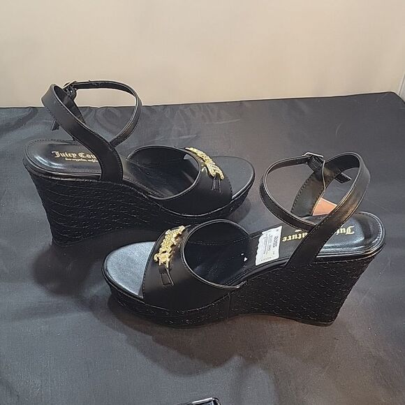 BRAND NEW JUICY COUTURE HARLOWE WOMEN"S WEDGES SANDAL S2 - Picture 10 of 15